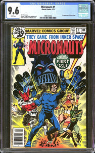 Micronauts #1 CGC 9.6 (1979) 1st Appearance of Baron Karza!