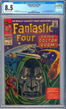 Fantastic Four #57 CGC 8.5 (1966) Doctor Doom & Silver Surfer Appearance!