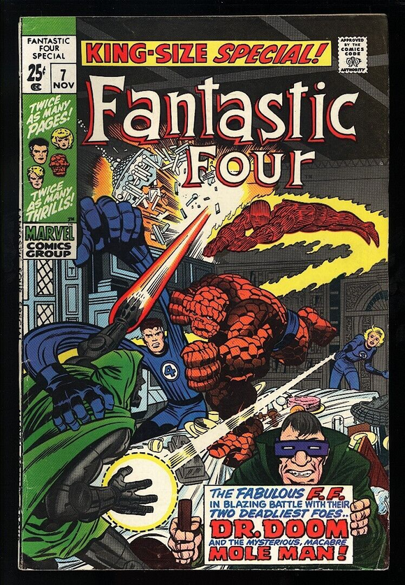 Fantastic Four King-Size Special #7 Marvel 1969 (FN-) Origin of Dr. Doom!