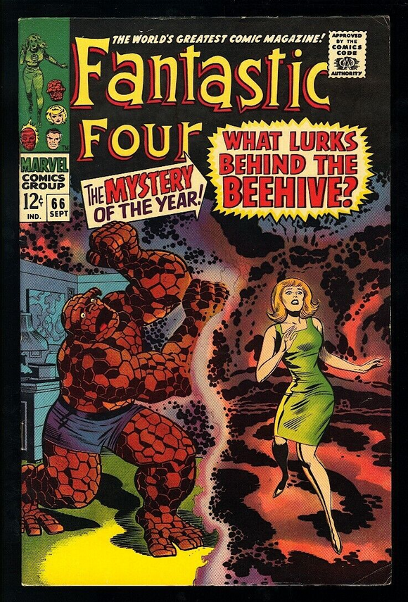 Fantastic Four #66 Marvel Comics 1967 (FN/VF) Origin of HIM!