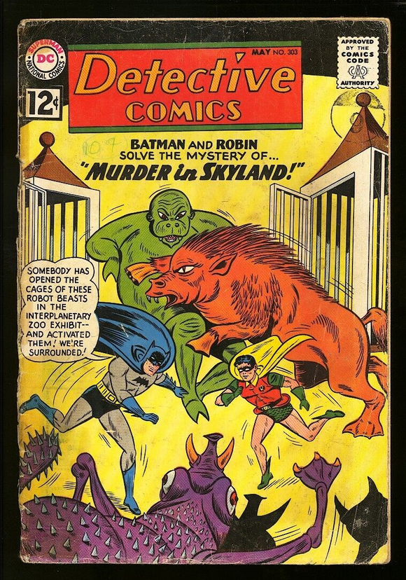 Detective Comics #303 DC Comics 1962 (GD) Silver Age Batman & Robin!