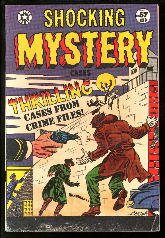 Shocking Mystery Cases #57 1952 Series (VG-) L.B. Cole! Golden Age HTF!