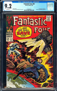 Fantastic Four #62 CGC 9.2 (1967) 1st Appearance of Blastaar!