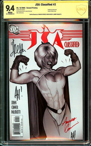 JSA Classified #2 CBCS 9.4 (2005) Signed by Adam Hughes, Conner, Palmiotti