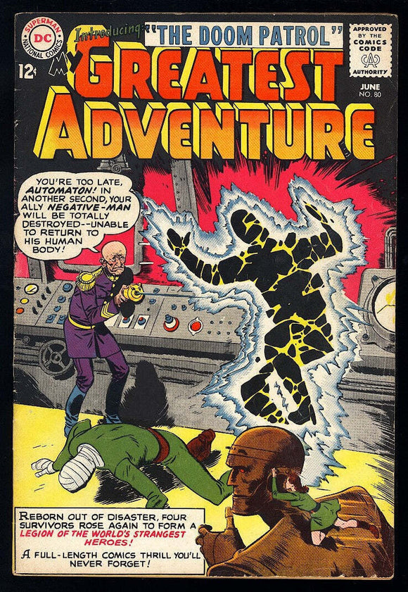 My Greatest Adventure #80 DC Comics 1963 VG+ 1st Appearance of Doom Patrol!