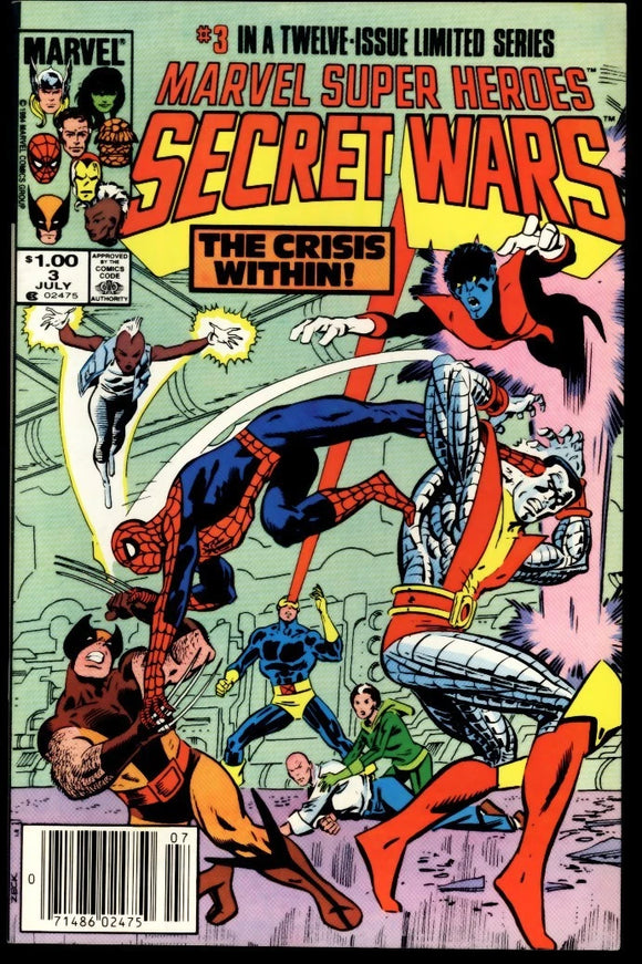Marvel Super Heroes Secret Wars #3 1984 (VF/NM) Canadian Price Variant