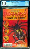 Edge of Spider-Verse #4 CGC 9.8 (2014) "I Walked With A Spider" KEY!