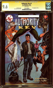 Authority: Kev #1 CGC 9.6 1st Appearance of Kev! Signed by Garth Ennis!