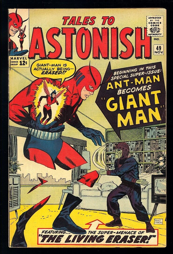 Tales To Astonish #49 Marvel 1963 (FN-) 1st App & Origin of Giant-Man!