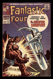 Fantastic Four #55 1966 (VG+) Silver Surfer Cover Appearance!