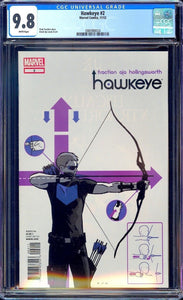 Hawkeye #2 CGC 9.8 (2012) 1st Team-Up Kate Bishop & Clint Barton!