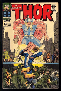 Thor #138 Marvel Comics 1966 (VG/FN) 1st Appearance of Ogur!