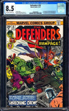 Defenders #18 CGC 8.5 (1974) 1st Full Team Appearance of The Wrecking Crew