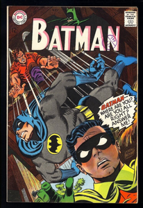 Batman #196 DC Comics 1967 (FN/VF) Silver Age Batman & Robin!