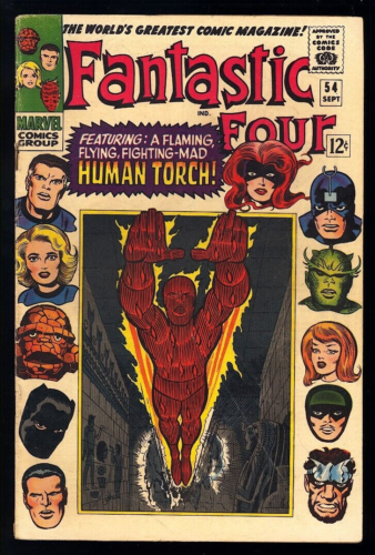 Fantastic Four #54 Marvel 1966 (VG) 3rd Appearance of Black Panther!