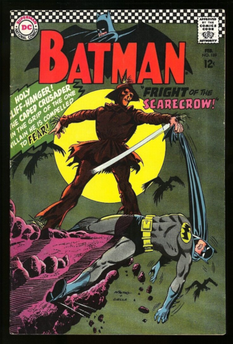 Batman #189 DC Comics 1967 (FN+) 1st SA Appearance of Scarecrow!