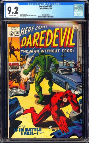 Daredevil #50 CGC 9.2 (1969) Barry Windsor Smith Cover!