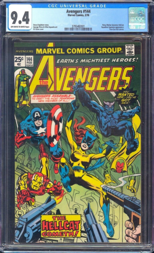Avengers #144 CGC 9.4 (1976) 1st appearance of Hellcat!
