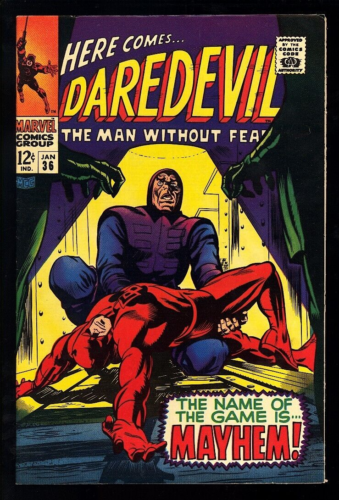 Daredevil #36 Marvel Comics 1968 (NM-) Dr. Doom Cameo Last Page!