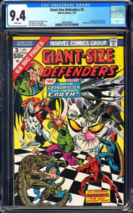 Giant-Size Defenders #3 CGC 9.4 (1975) 1st Appearance of Korvac!