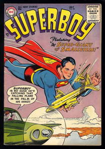 Superboy #50 DC Comics 1956 (FN+) Super-Giant of Smallville!