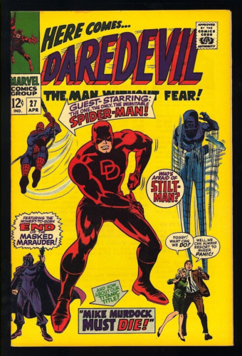 Daredevil #27 Marvel Comics 1967 (NM) Spider-Man (Peter Parker) App!
