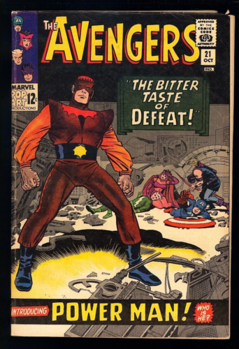 Avengers #21 Marvel 1965 (FN-) 1st Appearance of Power Man!