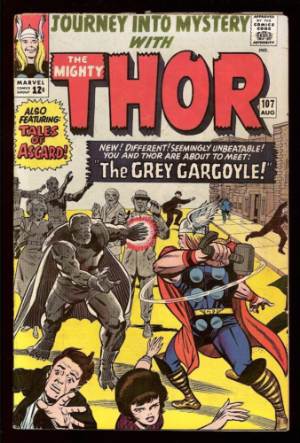 Journey Into Mystery #107 Marvel 1964 (FN-) 1st App of Grey Gargoyle!