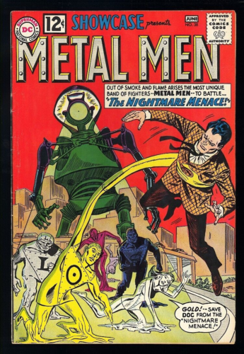 Showcase #38 DC Comics 1962 (FN+) 2nd Appearance of the Metal Men!