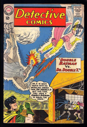 Detective Comics #316 DC Comics 1963 (GD-) Silver Age Batman! Dr Double X!