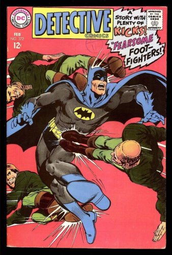 Detective Comics #372 DC 1968 (FN-) Neal Adams Cover & Art! Foot-Fighters!