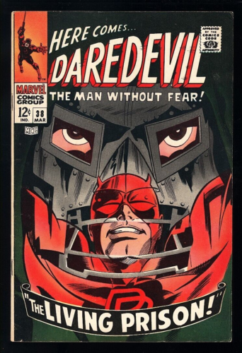 Daredevil #38 Marvel Comics 1968 (FN+) Classic Doctor Doom Cover!