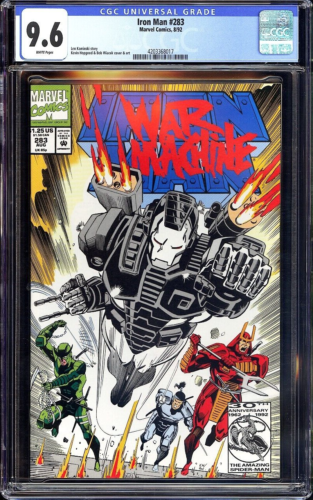 Iron Man #283 CGC 9.6 (1992) 2nd Appearance of War Machine In Armor!