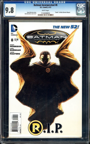 Batman Incorporated #8 CGC 9.8 (2013) Death of Robin! (Damian Wayne)
