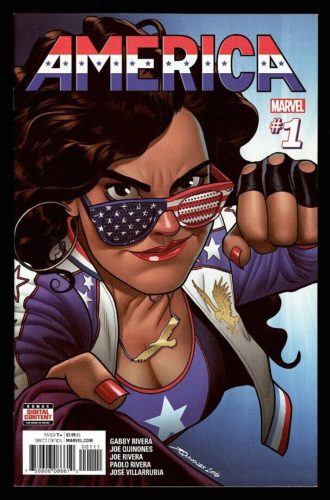 America #1 Marvel Comics 2017 (NM) 1st Solo America Chavez Series!