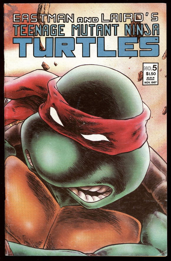 Teenage Mutant Ninja Turtles #5 Mirage 1987 (FN+) 2nd Printing