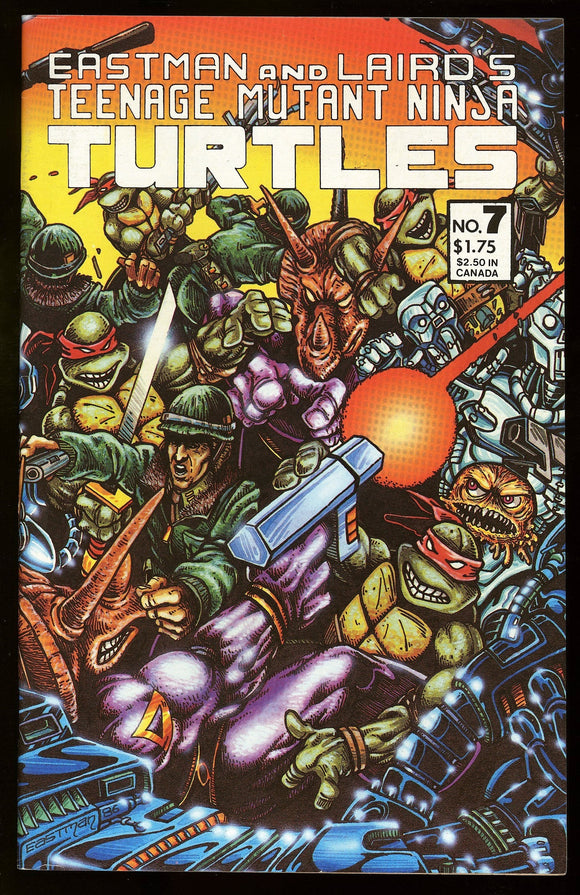 Teenage Mutant Ninja Turtles #7 Mirage 1986 (VF/NM) 1st TMNT in Color!