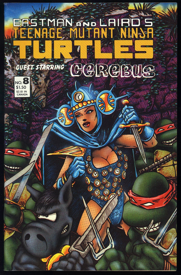 Teenage Mutant Ninja Turtles #8 Mirage 1986 (VF/NM) 1st Printing!