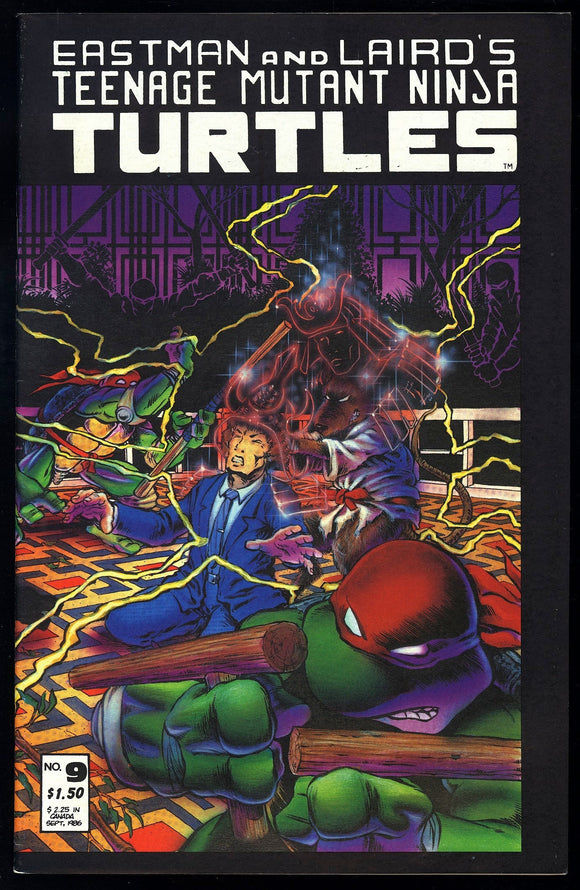 Teenage Mutant Ninja Turtles #9 Mirage 1986 (VF/NM) 1st Splinter Cvr!