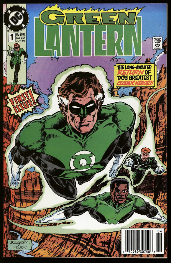 Green Lantern #1 DC Comics 1990 (NM+) Scarce NEWSSTAND!