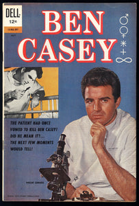 Ben Casey #1 Dell Comics 1962 (VF-) Vince Edwards Photo Cover!