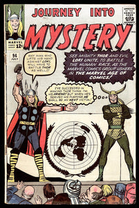 Journey Into Mystery #94 Marvel 1963 (VG-) Early Loki Appearance!