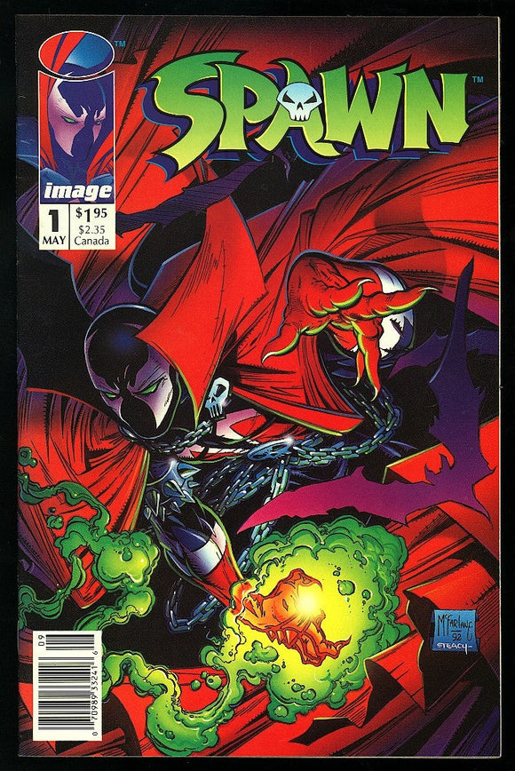 Spawn #1 Image 1992 (NM-) 1st Appearance of Spawn! NEWSSTAND!