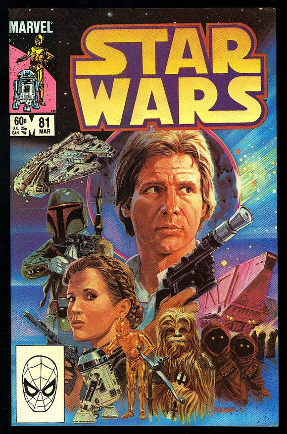 Star Wars #81 Marvel 1984 (NM-) Return of Boba Fett! Classic Cover