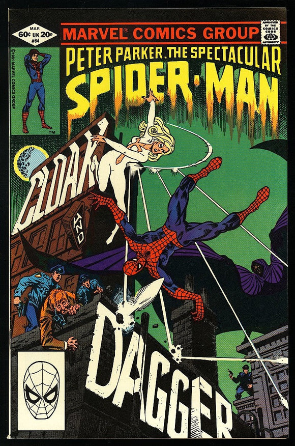 Spectacular Spider-Man #64 Marvel 1981 (NM+) 1st App Cloak & Dagger!
