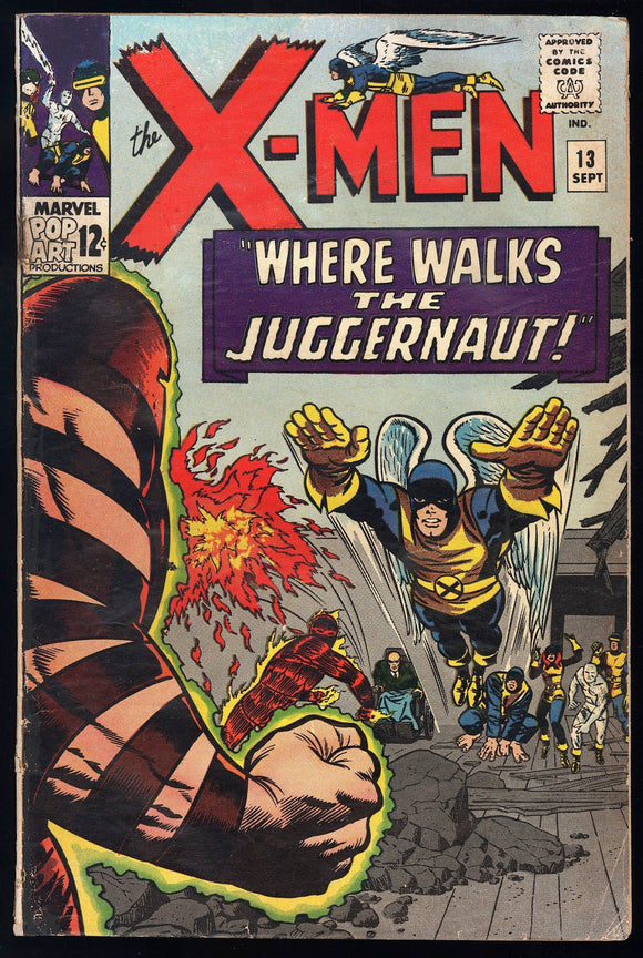 X-Men #13 Marvel 1965 (GD) 2nd Appearance of Juggernaut!