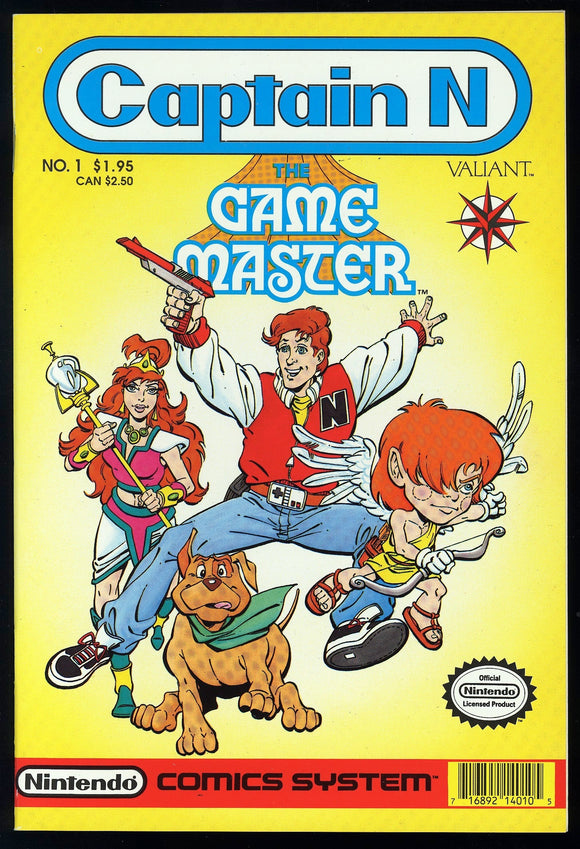 Captain N The Game Master #1 Valiant 1990 (NM+) 1st Metroid & Samus!