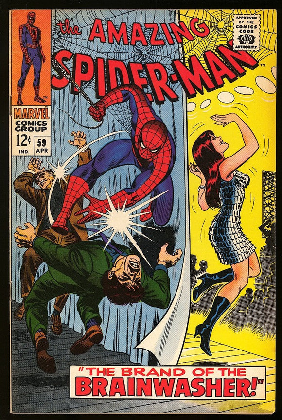 Amazing Spider-Man #59 Marvel 1968 (FN+) 1st Mary Jane Cover!