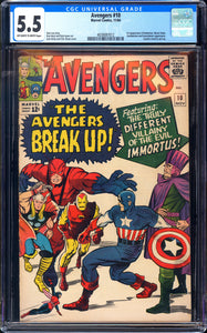 Avengers #10 CGC 5.5 (1964) 1st Appearance of Immortus! Marvel