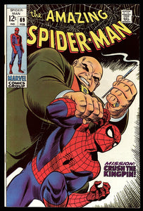 Amazing Spider-Man #69 Marvel 1969 (VF+) 1st Mention of Vanessa Fisk!